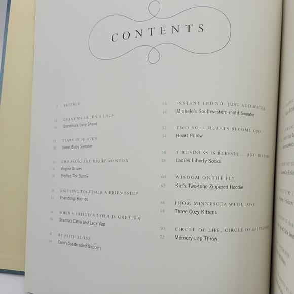 Faith Hope Love Knitting Celebrating the Gift of Knitting 20 Beautiful Patterns - Picture 2 of 16